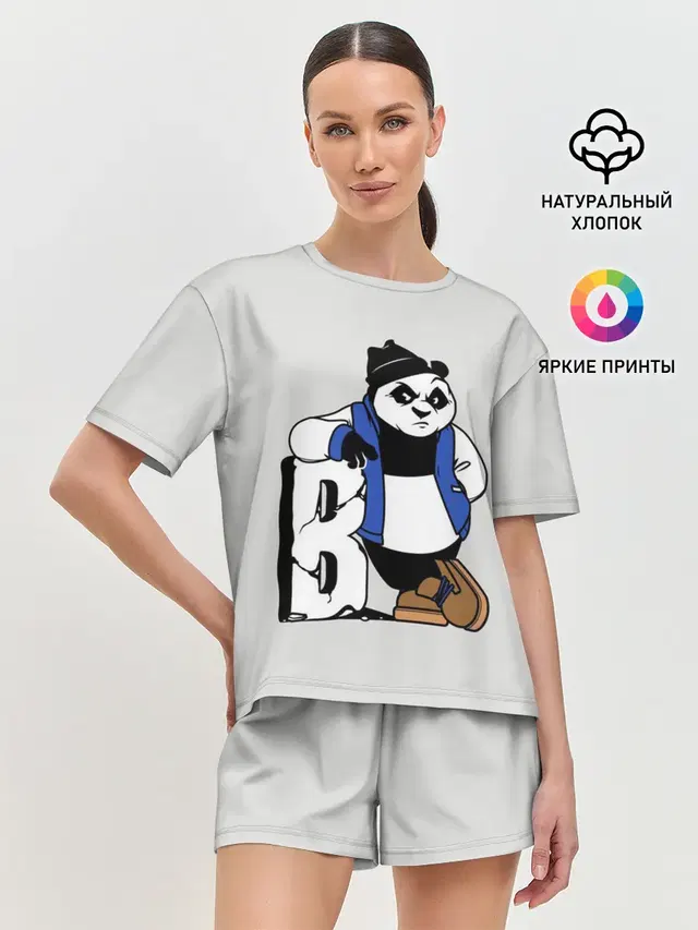 Женская пижама с шортами
