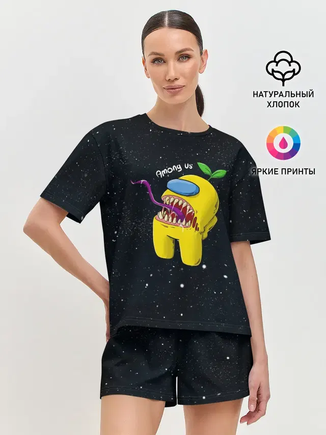 Женская пижама с шортами