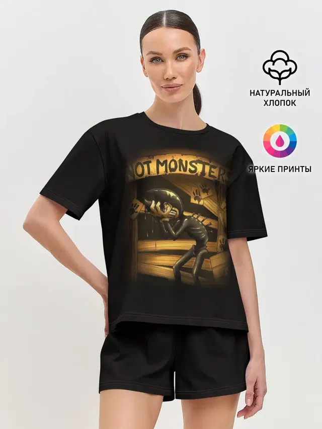 Женская пижама с шортами
