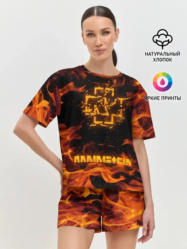 Женская пижама с шортами