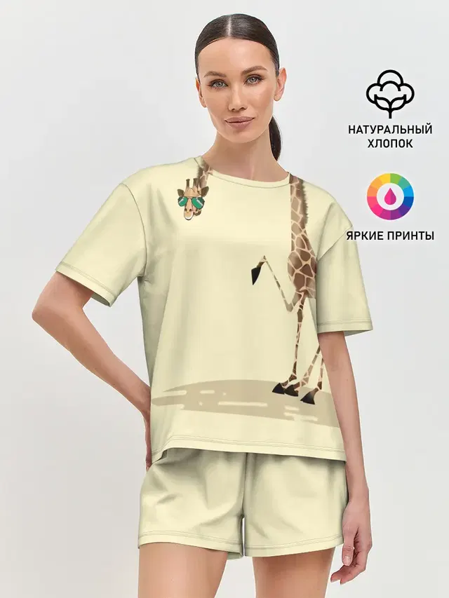 Женская пижама с шортами