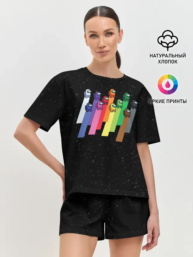 Женская пижама с шортами