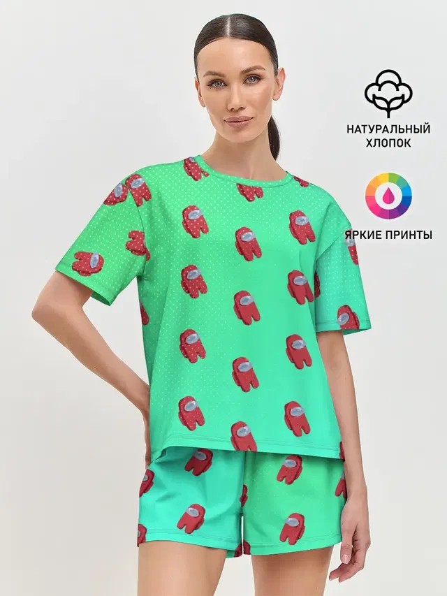 Женская пижама с шортами
