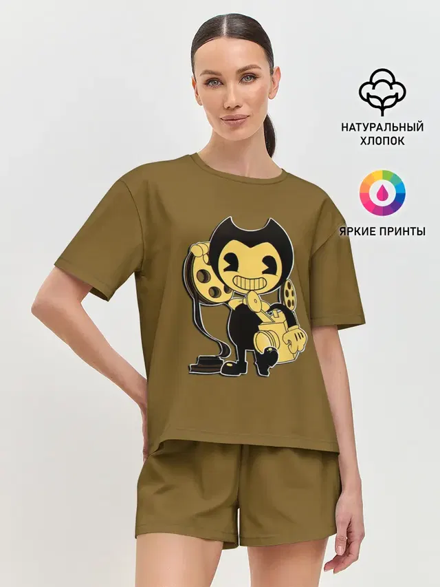 Женская пижама с шортами