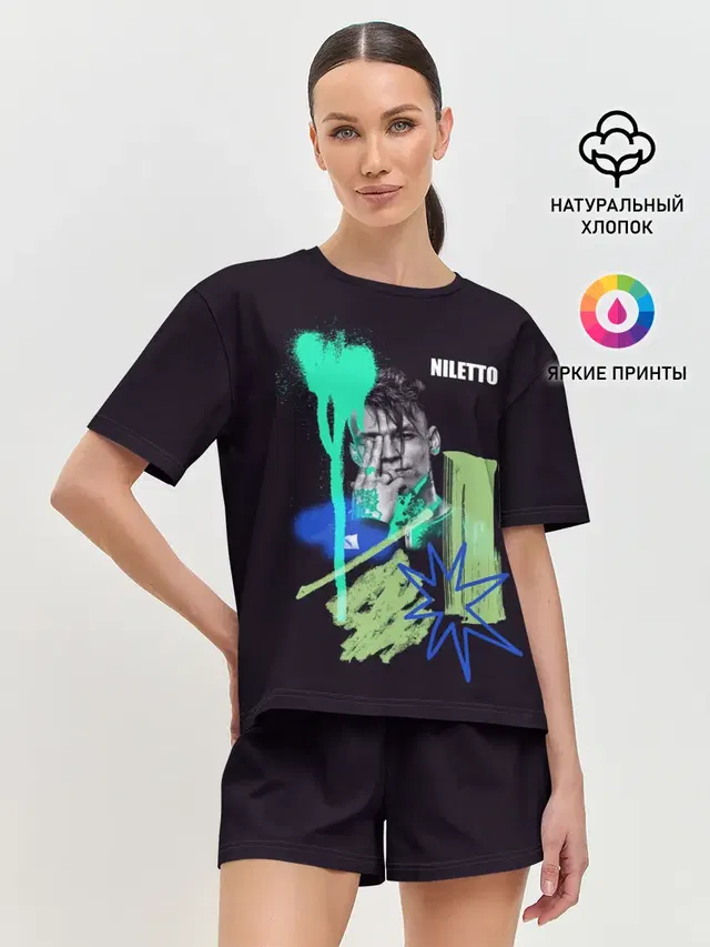 Женская пижама с шортами