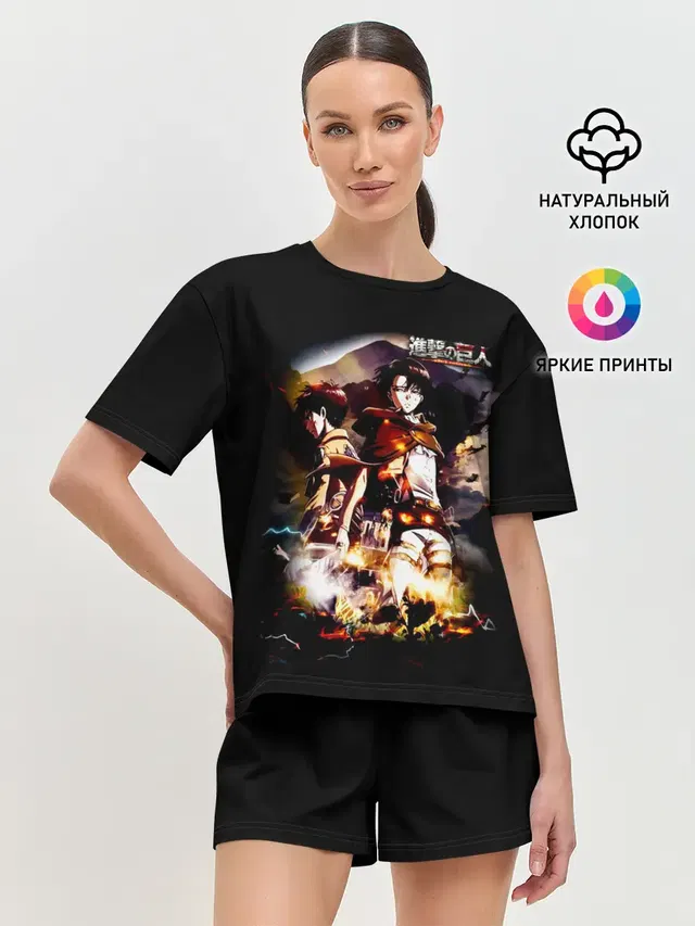 Женская пижама с шортами