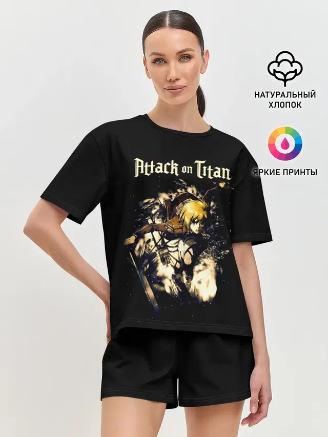 Женская пижама с шортами