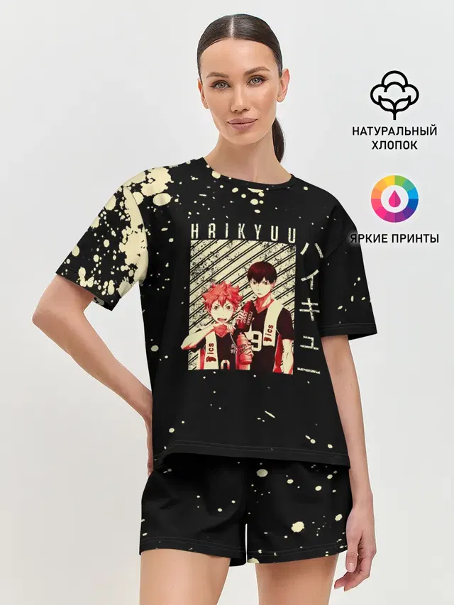 Женская пижама с шортами
