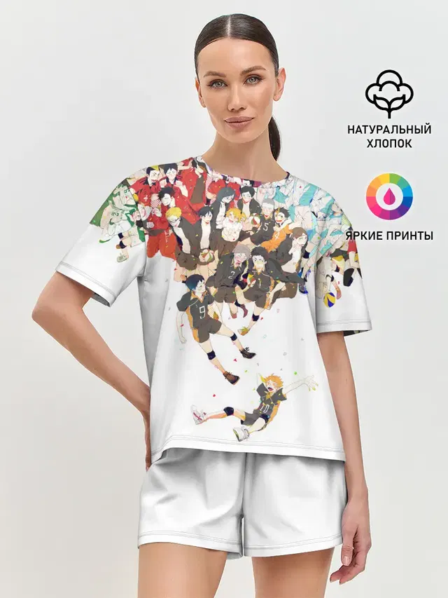 Женская пижама с шортами