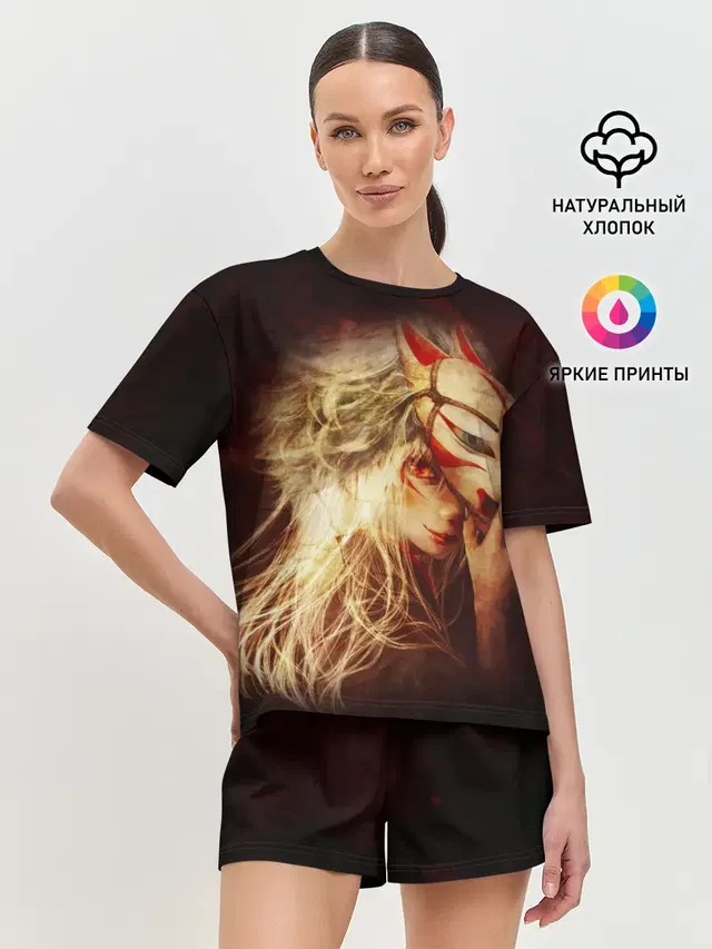 Женская пижама с шортами