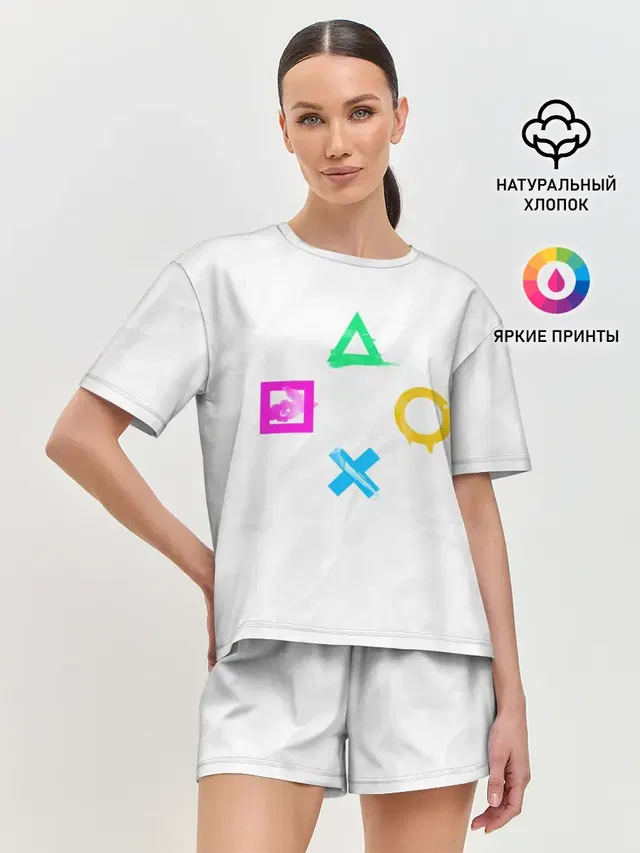 Женская пижама с шортами