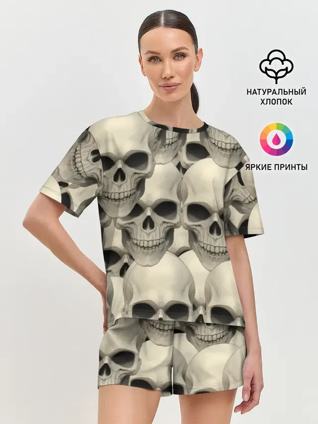 Женская пижама с шортами