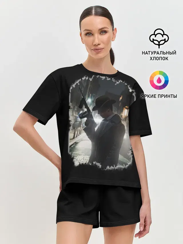 Женская пижама с шортами