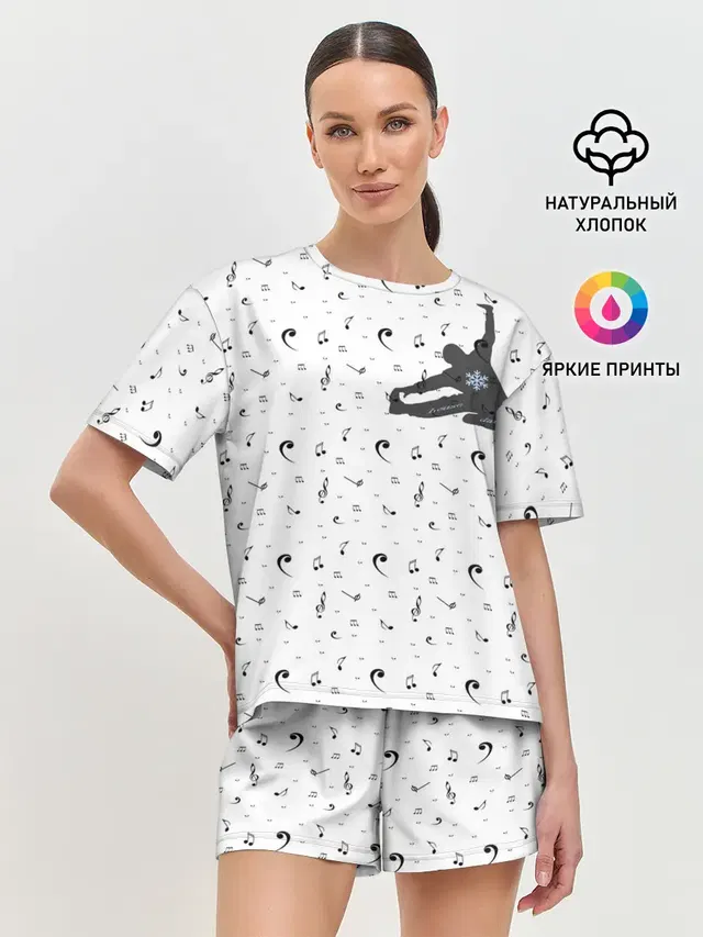 Женская пижама с шортами