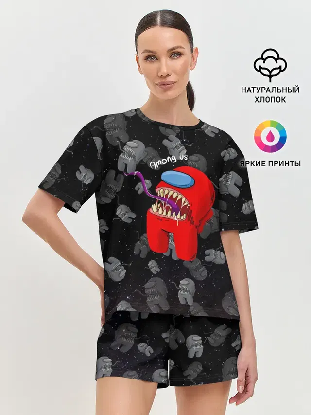 Женская пижама с шортами