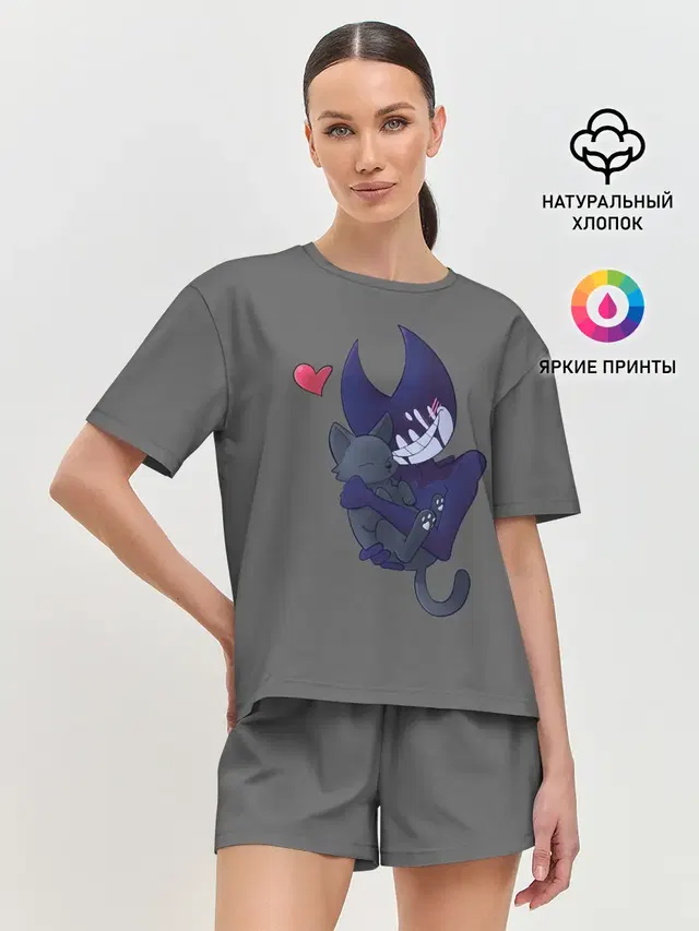 Женская пижама с шортами