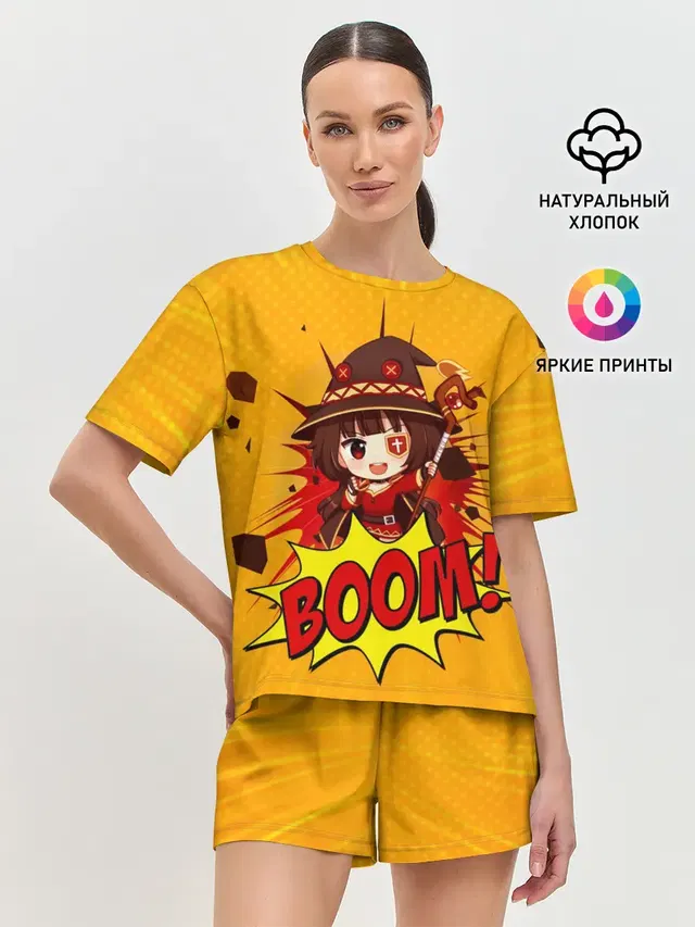 Женская пижама с шортами