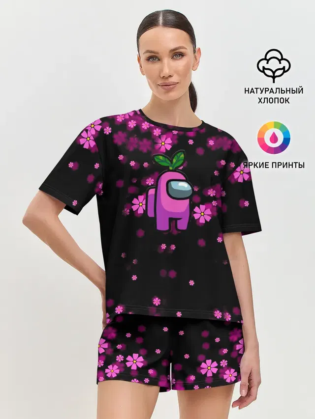 Женская пижама с шортами
