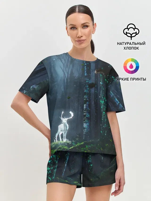 Женская пижама с шортами