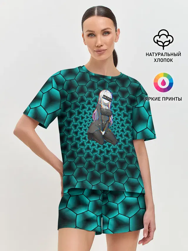 Женская пижама с шортами