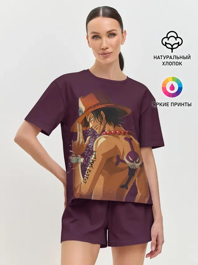 Женская пижама с шортами