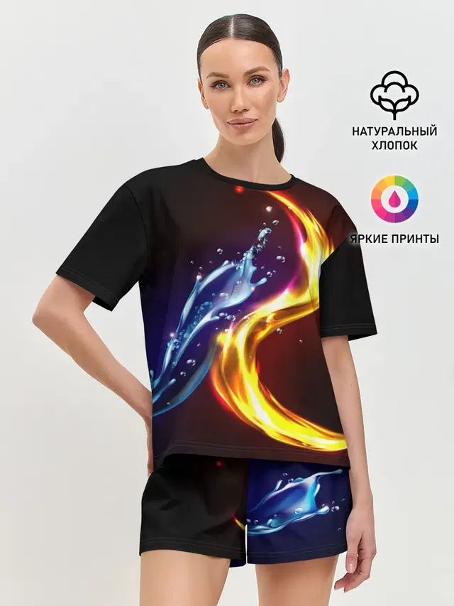 Женская пижама с шортами