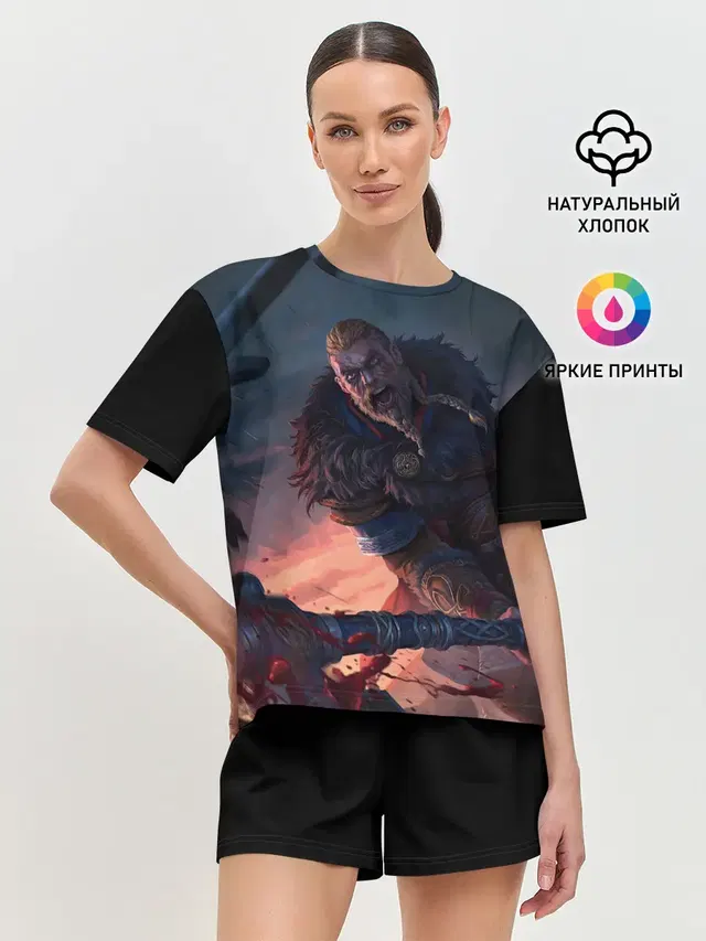Женская пижама с шортами