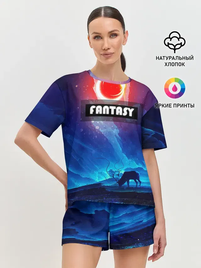 Женская пижама с шортами
