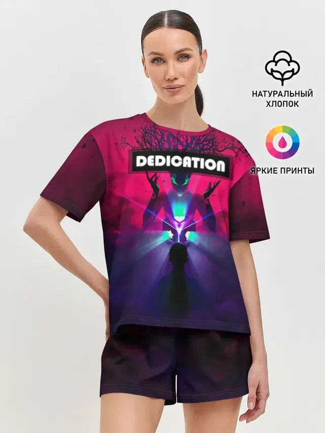 Женская пижама с шортами