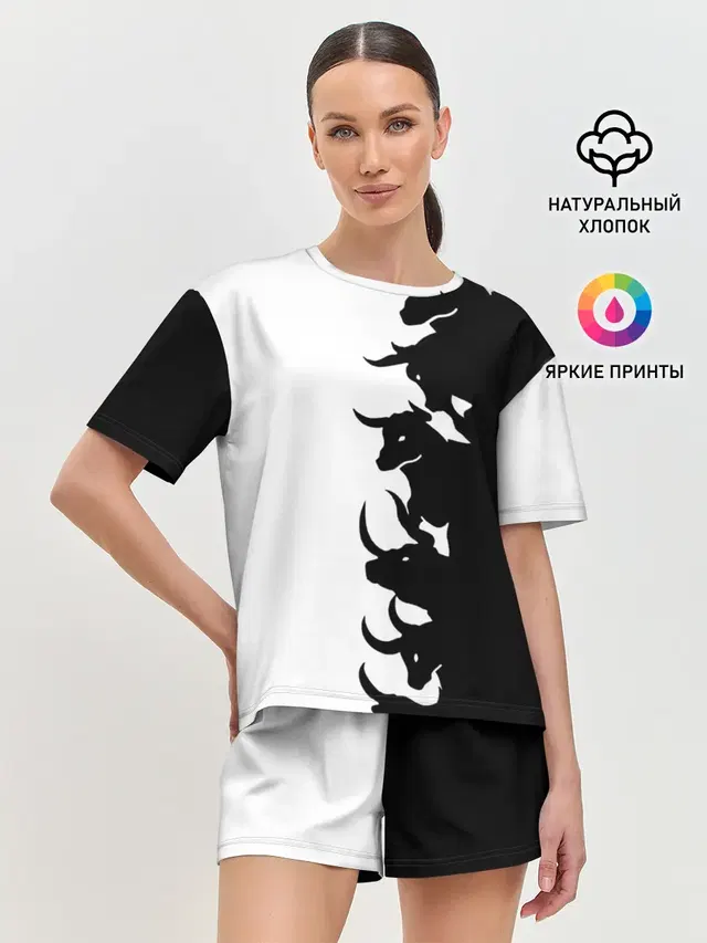 Женская пижама с шортами