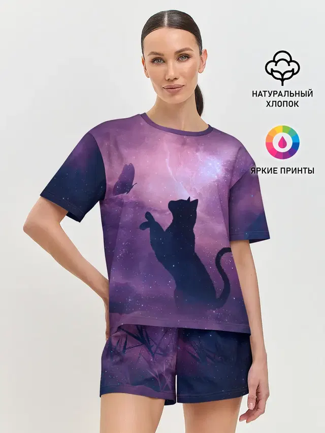 Женская пижама с шортами