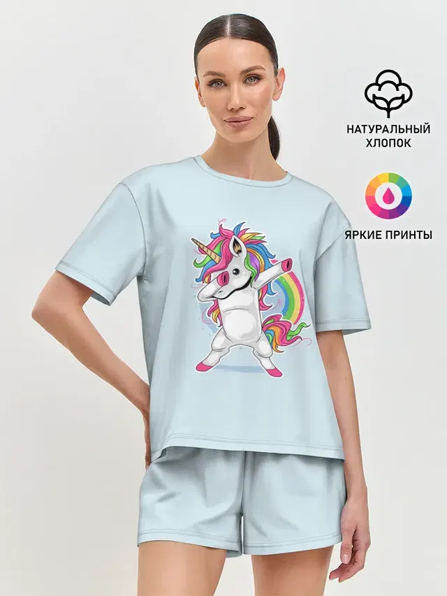 Женская пижама с шортами