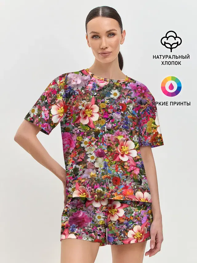 Женская пижама с шортами