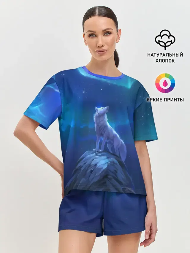 Женская пижама с шортами