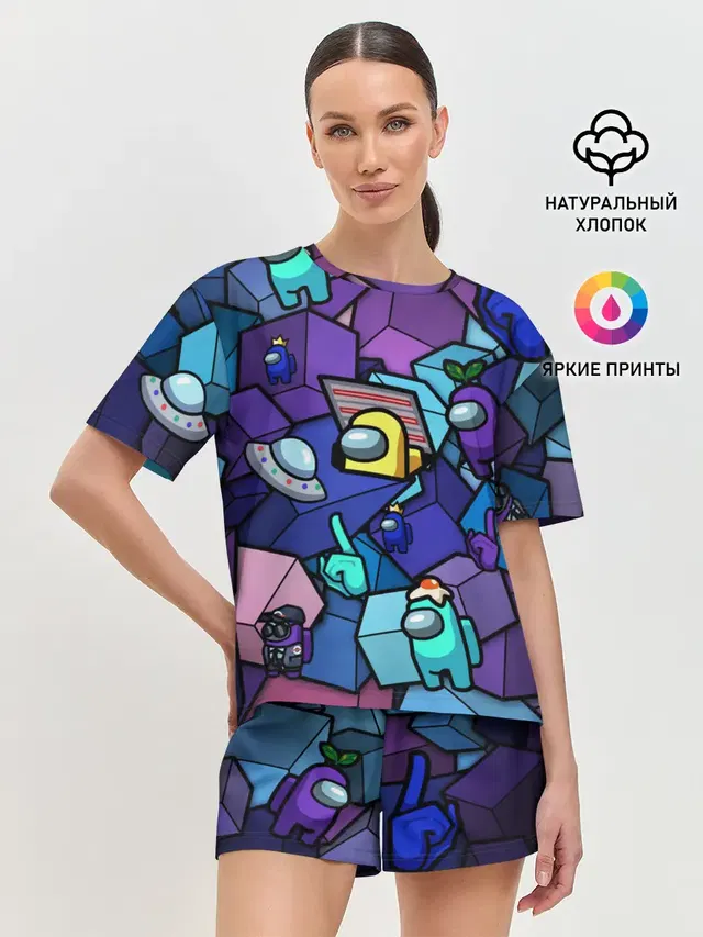 Женская пижама с шортами