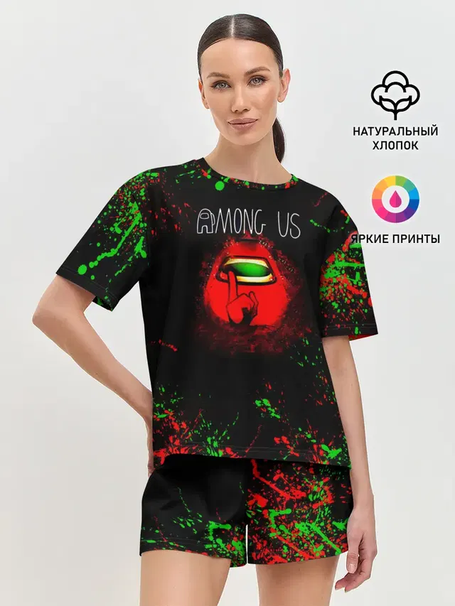Женская пижама с шортами