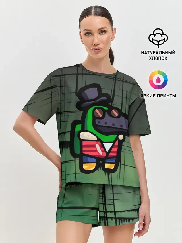 Женская пижама с шортами