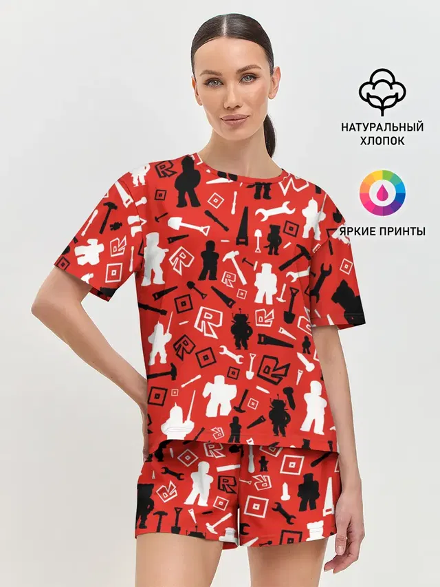 Женская пижама с шортами