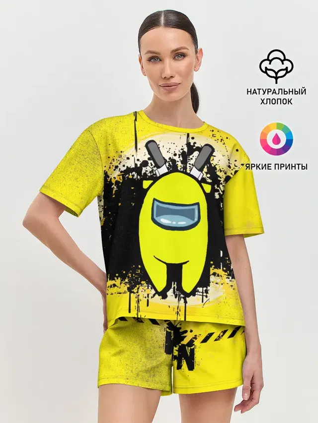Женская пижама с шортами