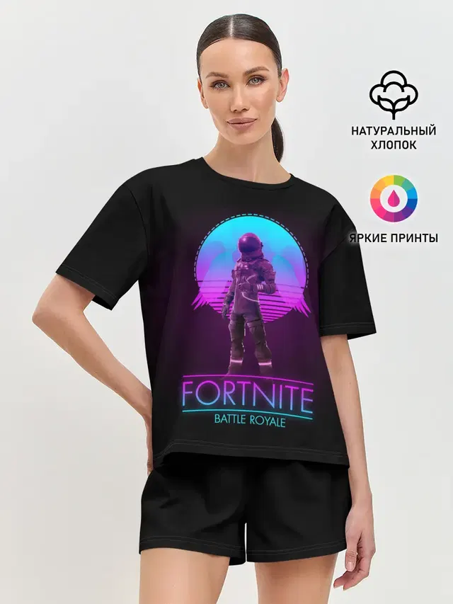 Женская пижама с шортами