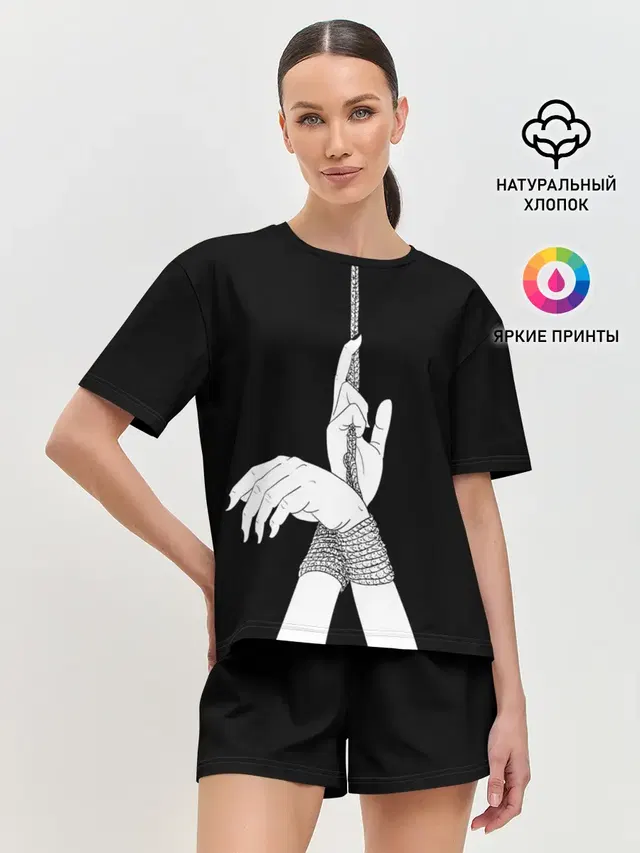Женская пижама с шортами