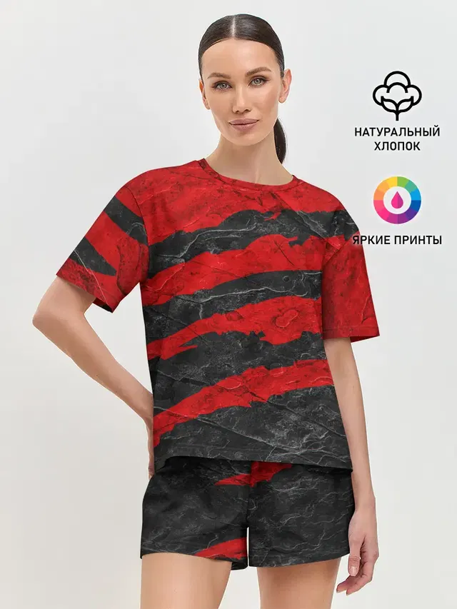 Женская пижама с шортами