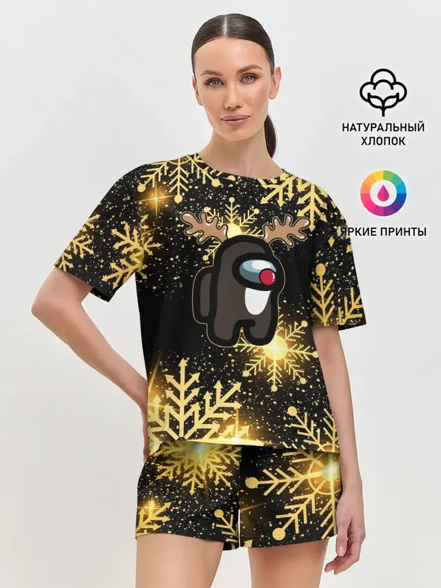 Женская пижама с шортами