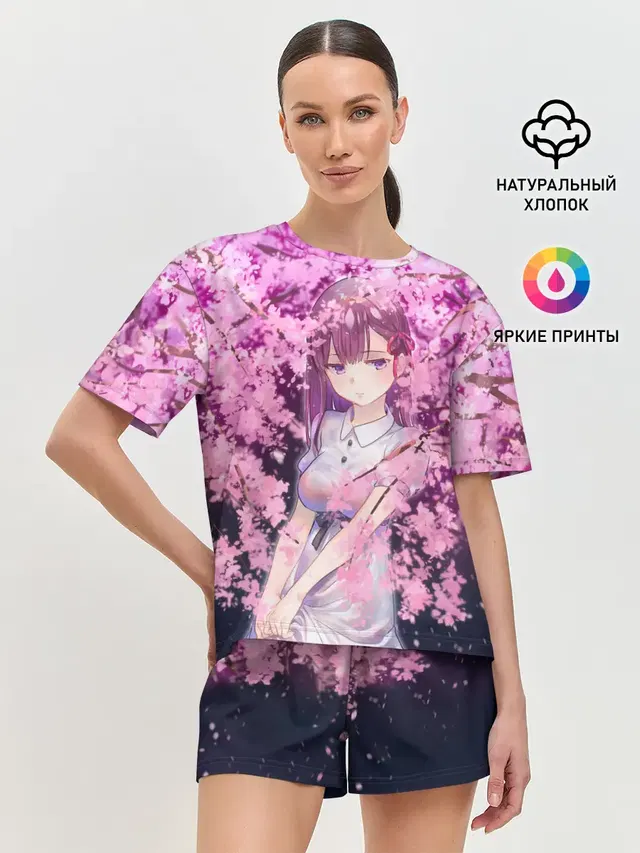 Женская пижама с шортами