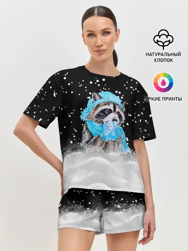 Женская пижама с шортами