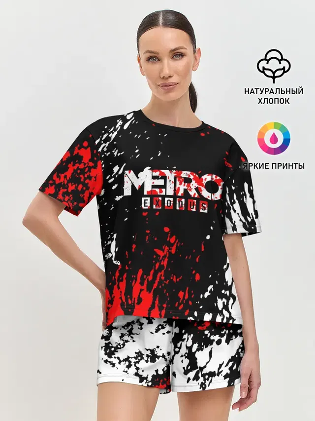 Женская пижама с шортами
