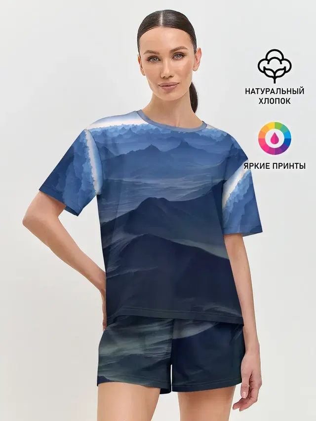 Женская пижама с шортами