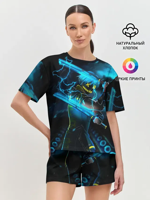 Женская пижама с шортами