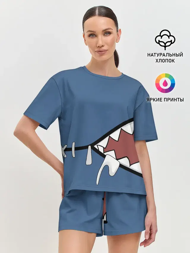 Женская пижама с шортами