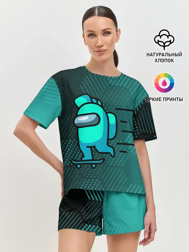 Женская пижама с шортами